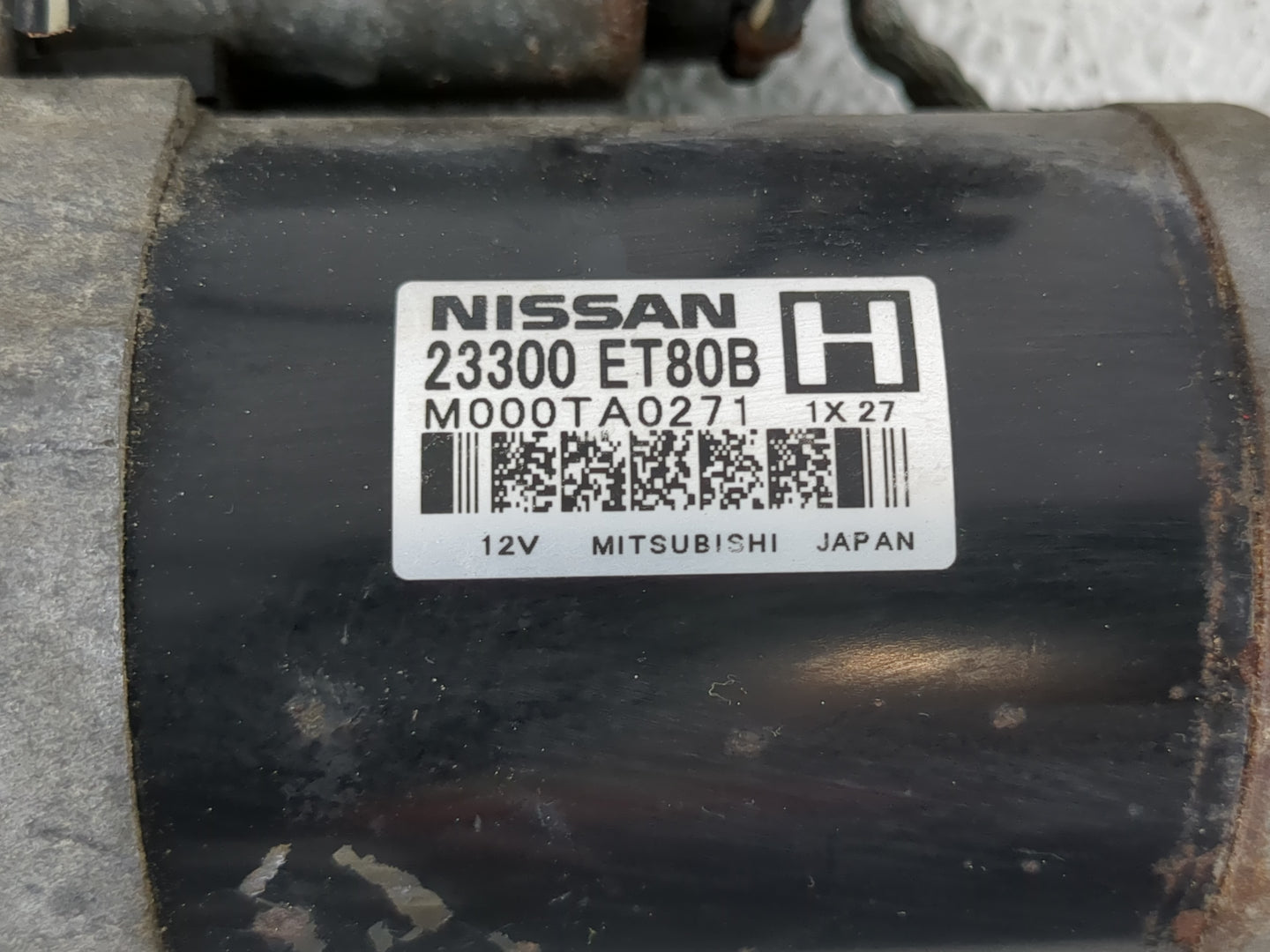 2008-2015 Nissan Rogue Car Starter Motor Solenoid OEM P/N:23300 ET80B Fits Fits 2008 2009 2010 2011 2012 2013 2014 2015 OEM 