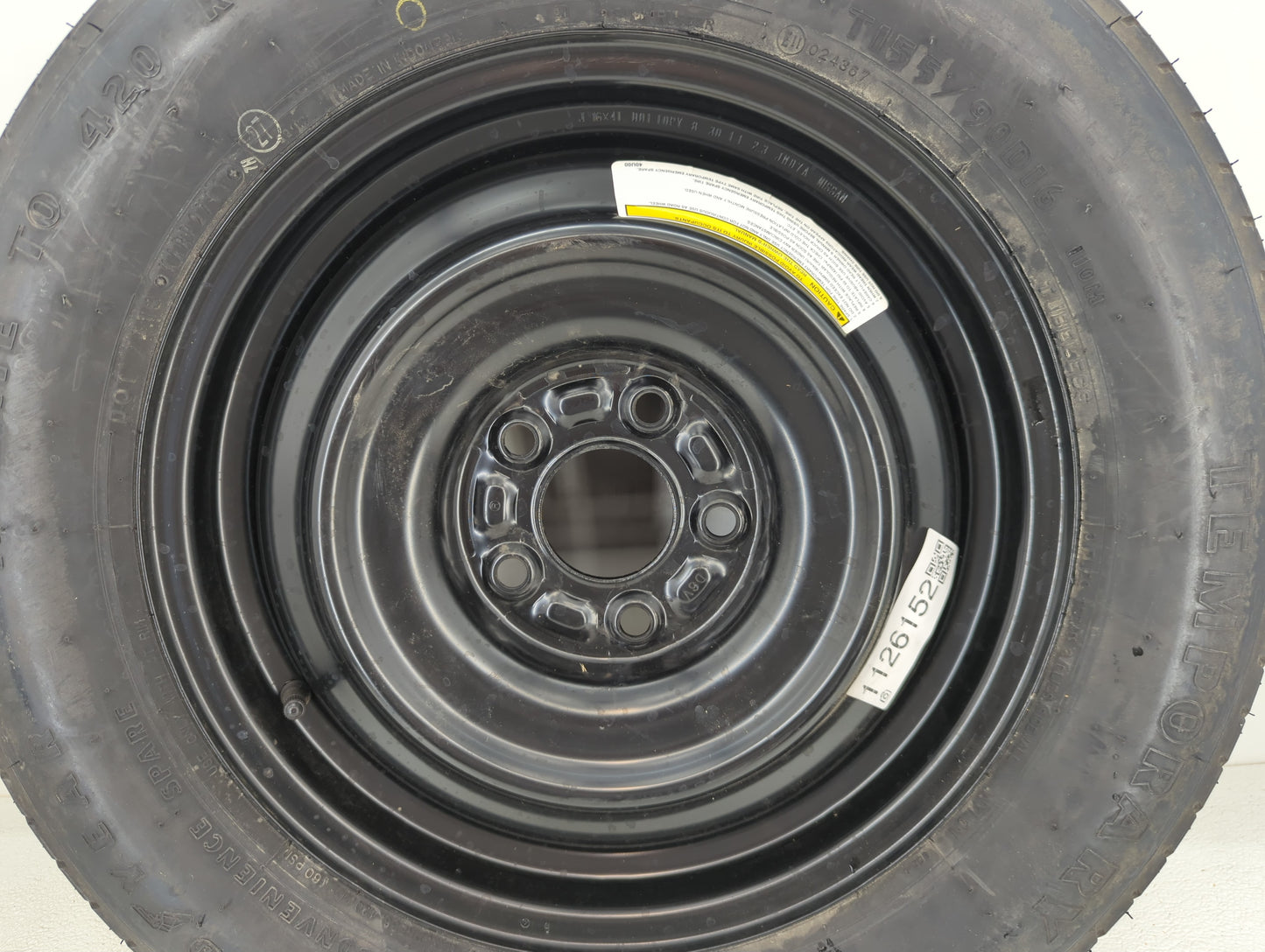 2010-2020 Nissan Rogue Spare Donut Tire Wheel Rim Oem - Oemusedautoparts1.com