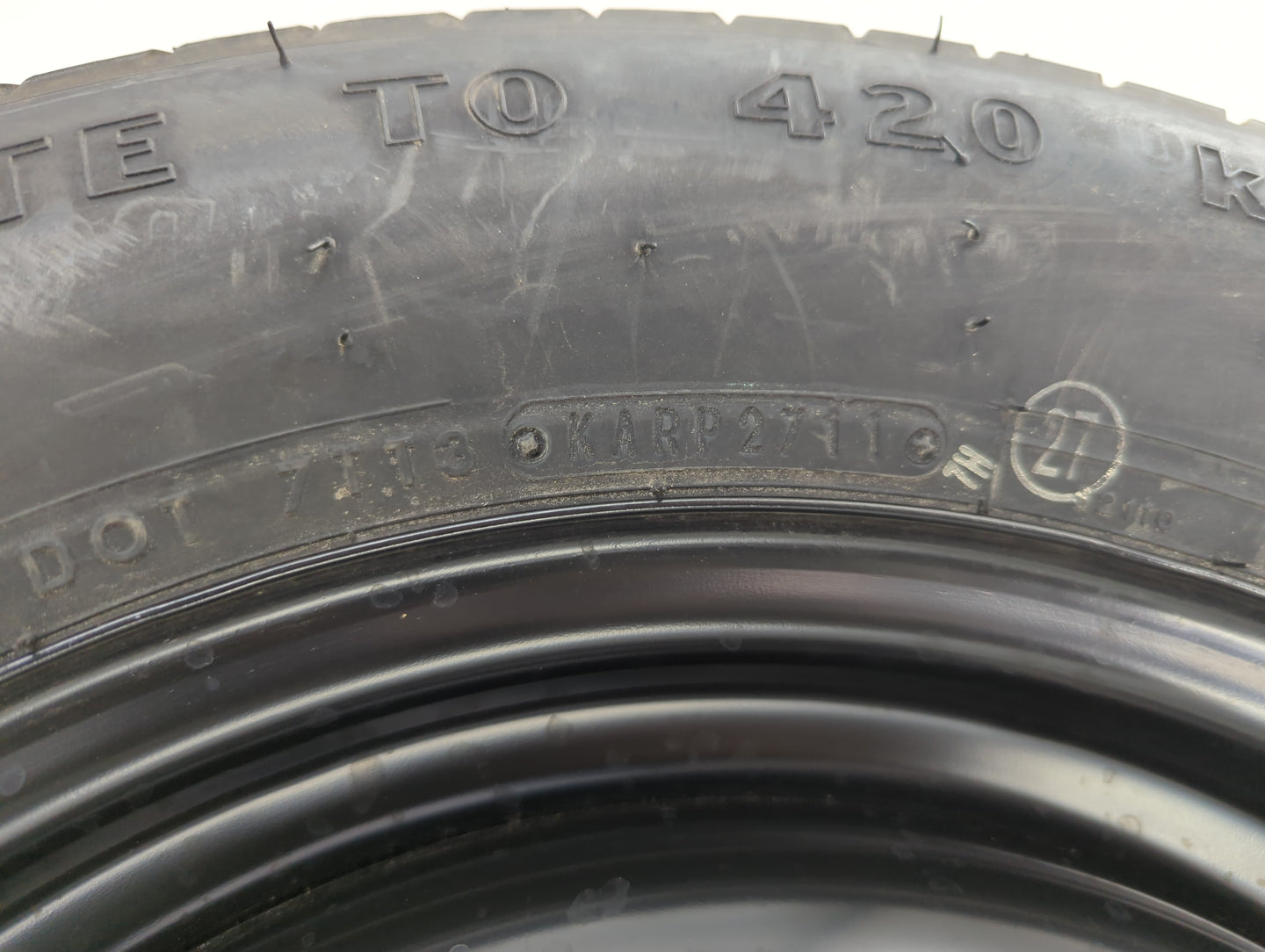 2010-2020 Nissan Rogue Spare Donut Tire Wheel Rim Oem - Oemusedautoparts1.com