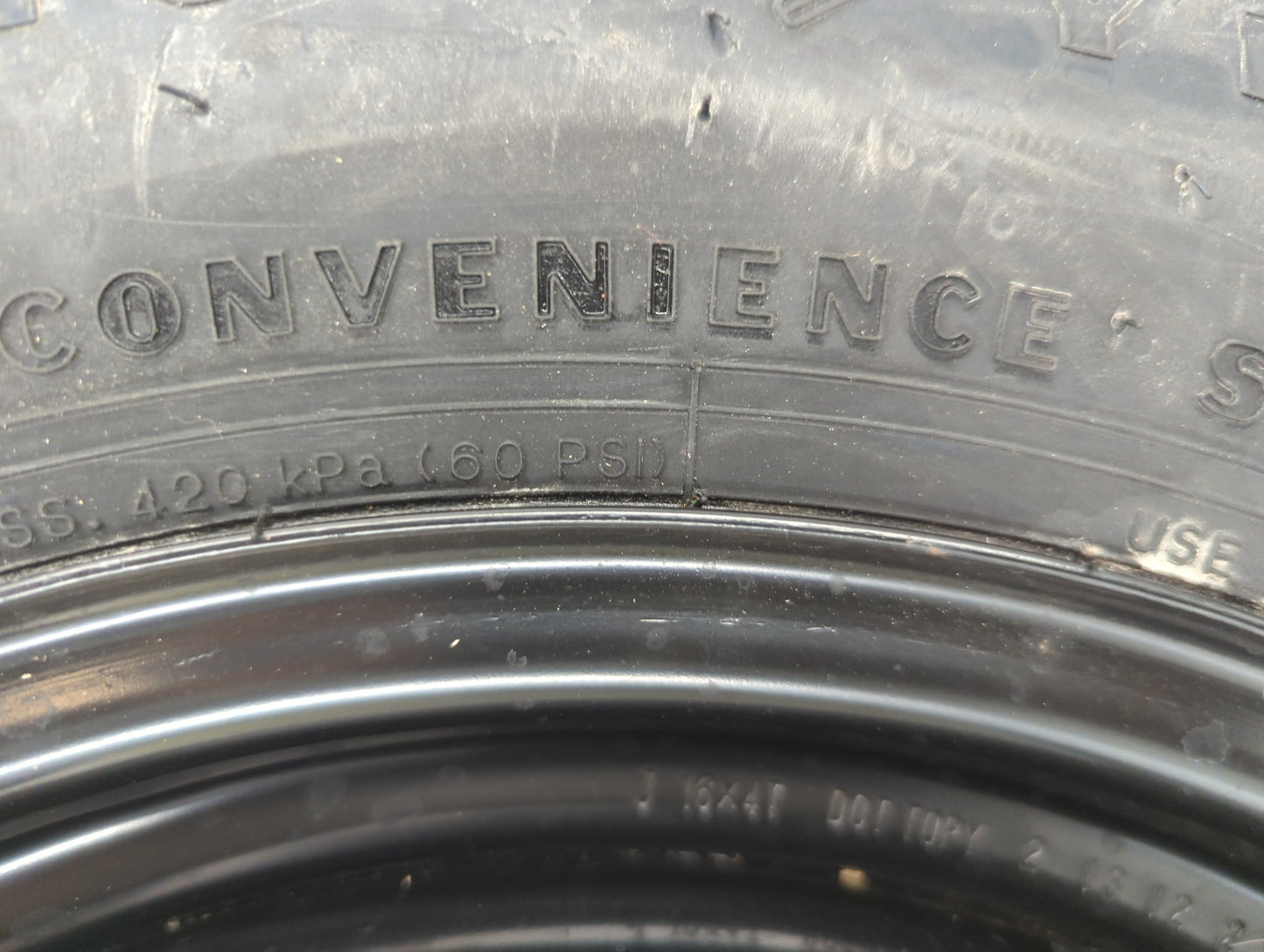 2010-2020 Nissan Rogue Spare Donut Tire Wheel Rim Oem - Oemusedautoparts1.com