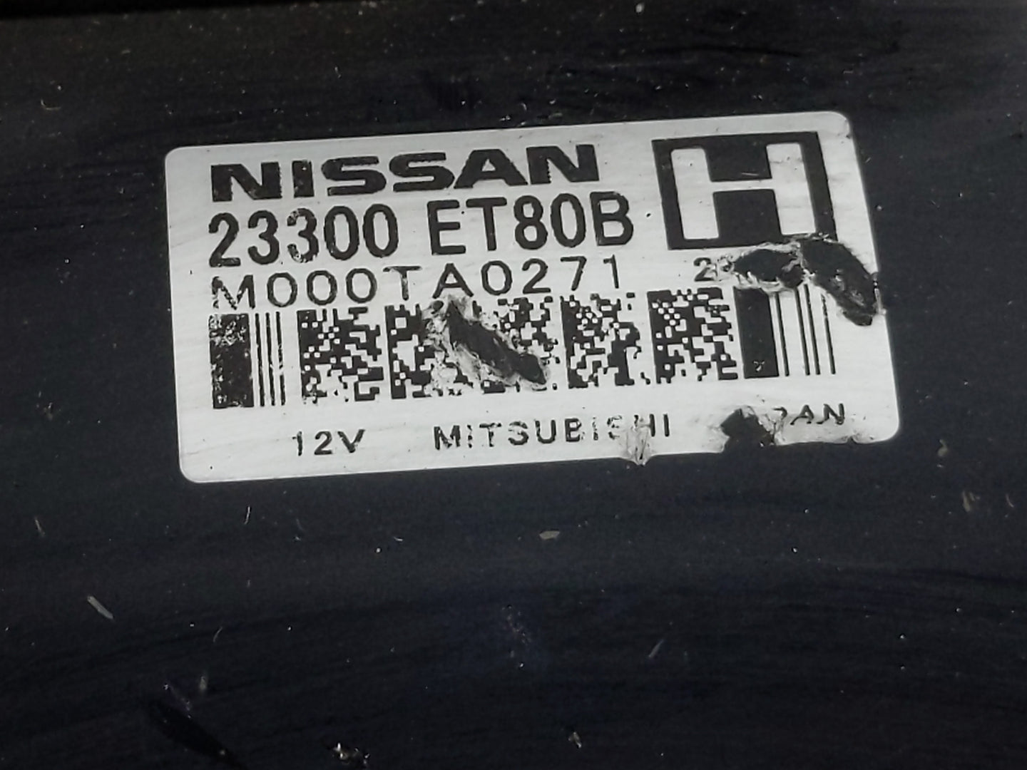2008-2015 Nissan Rogue Car Starter Motor Solenoid OEM P/N:23300 ET80B Fits Fits 2008 2009 2010 2011 2012 2013 2014 2015 OEM 