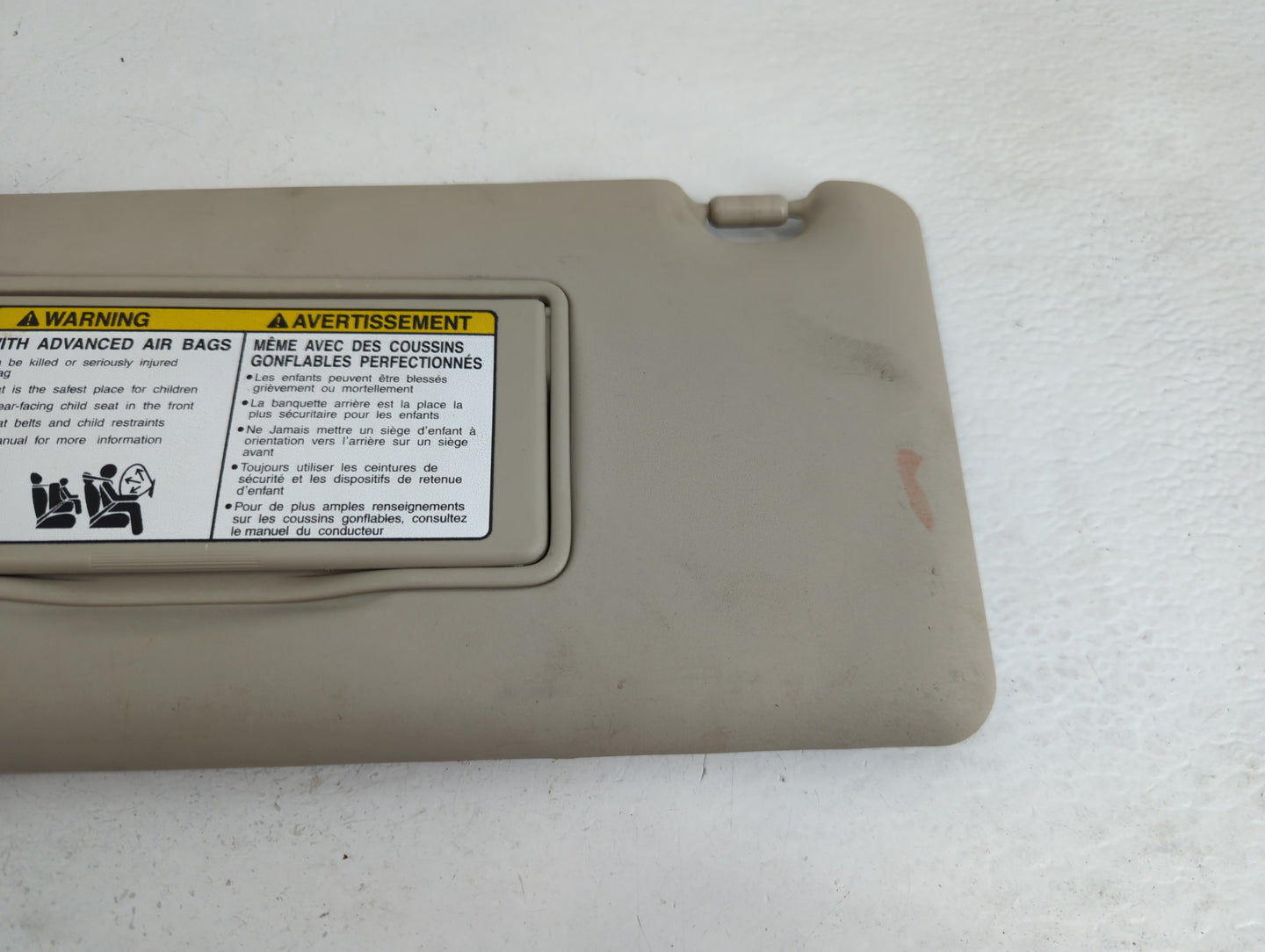 2011-2015 Nissan Rogue Sun Visor Shade Replacement Driver Left Mirror Fits Fits 2011 2012 2013 2014 2015 OEM Used Auto Parts