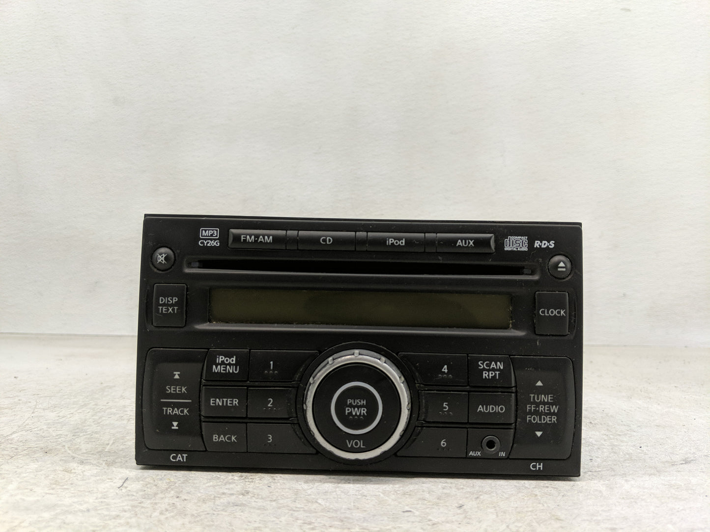 2012 Nissan Rogue Radio AM FM Cd Player Receiver Replacement P/N:0139069 Fits OEM Used Auto Parts - Oemusedautoparts1.com