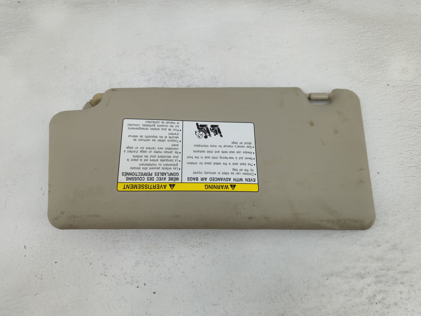 2008-2015 Nissan Rogue Sun Visor Shade Replacement Passenger Right Mirror Fits Fits 2008 2009 2010 2011 2012 2013 2014 2015 