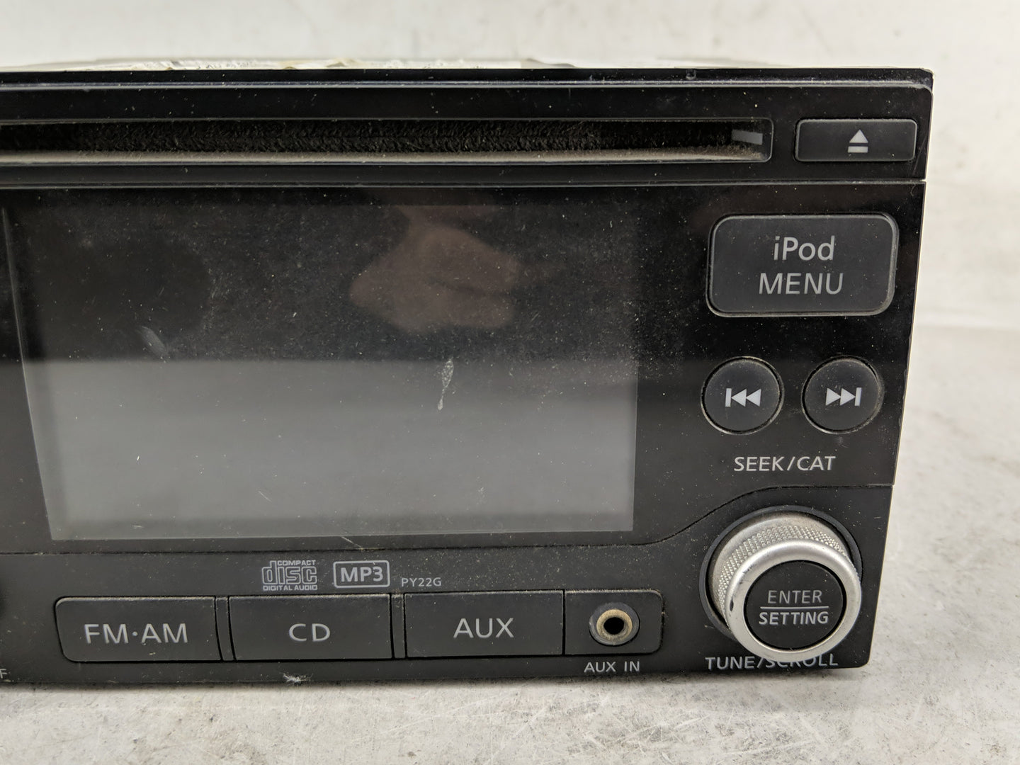 2011-2012 Nissan Rogue Radio AM FM Cd Player Receiver Replacement P/N:28185 1VK0A Fits Fits 2011 2012 OEM Used Auto Parts - 
