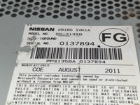 2011-2015 Nissan Rogue Radio AM FM Cd Player Receiver Replacement P/N:28185 1VK1A Fits Fits 2011 2012 2013 2014 2015 OEM Use