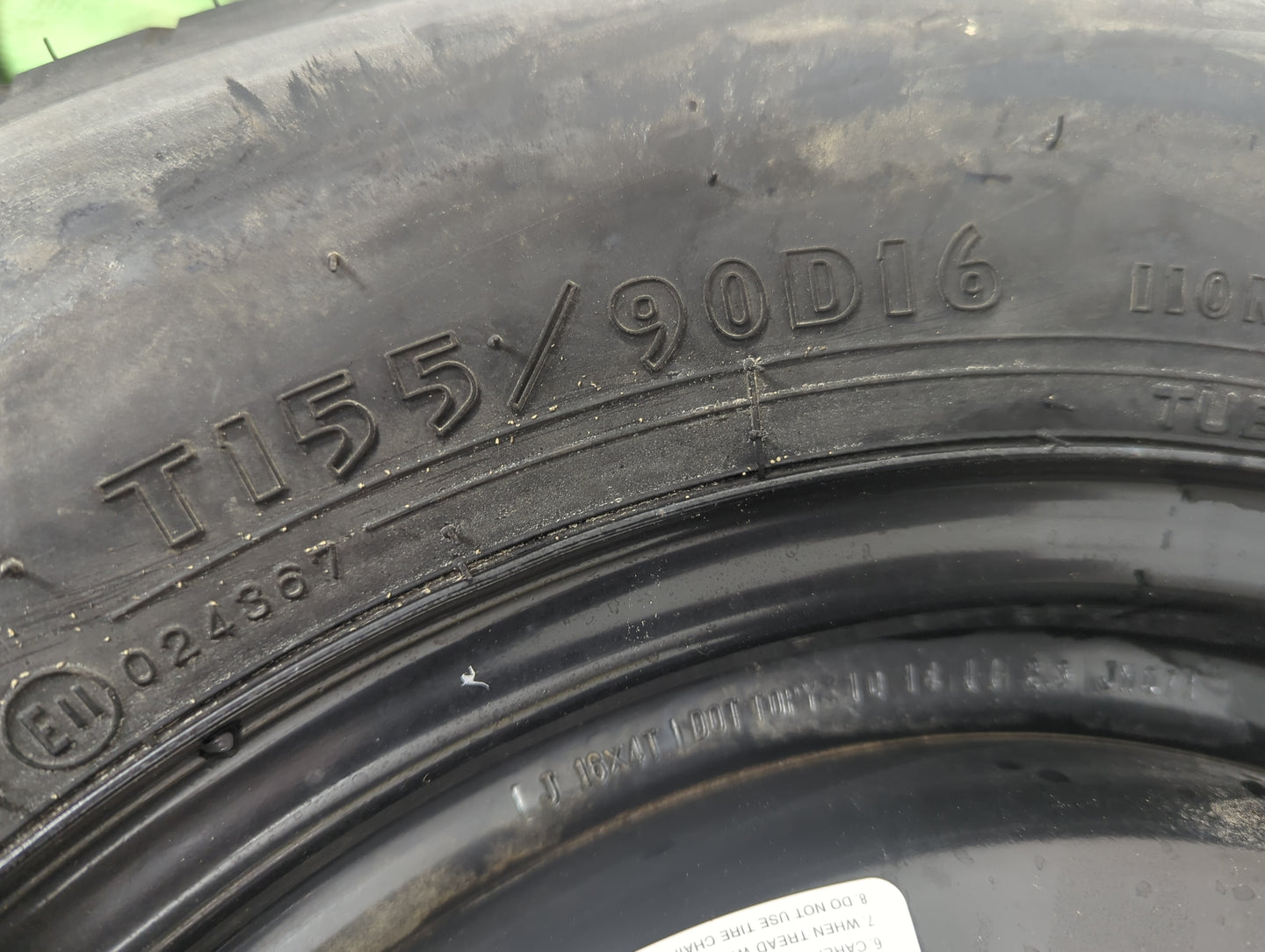 2012 Nissan Rogue Spare Donut Tire Wheel Rim Oem - Oemusedautoparts1.com