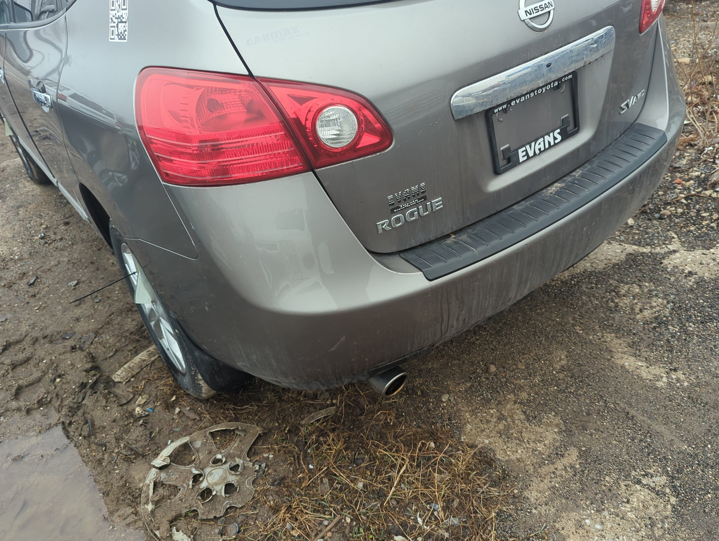 2008-2015 Nissan Rogue Rear Bumper Assembly Oem - Oemusedautoparts1.com