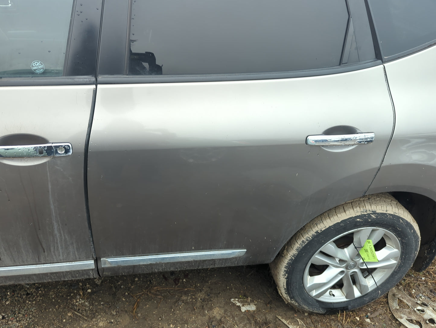 2011-2015 Nissan Rogue Driver Rear Door Oem 1387852 - Oemusedautoparts1.com