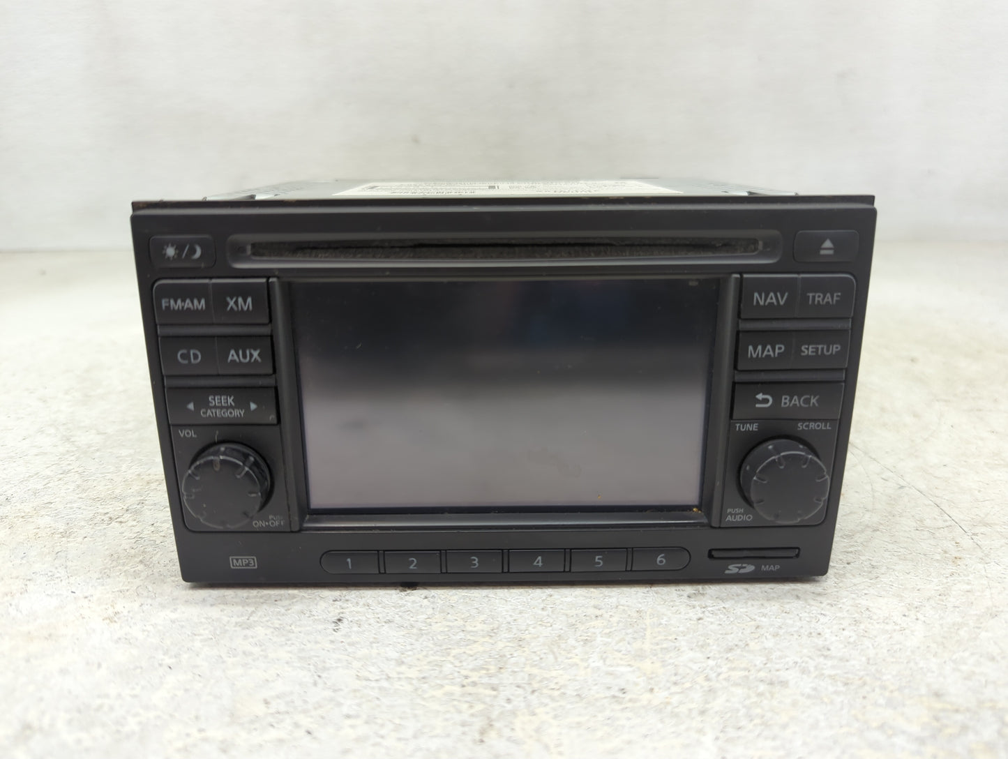 2012 Nissan Rogue Radio AM FM Cd Player Receiver Replacement P/N:259151VX0A Fits OEM Used Auto Parts - Oemusedautoparts1.com