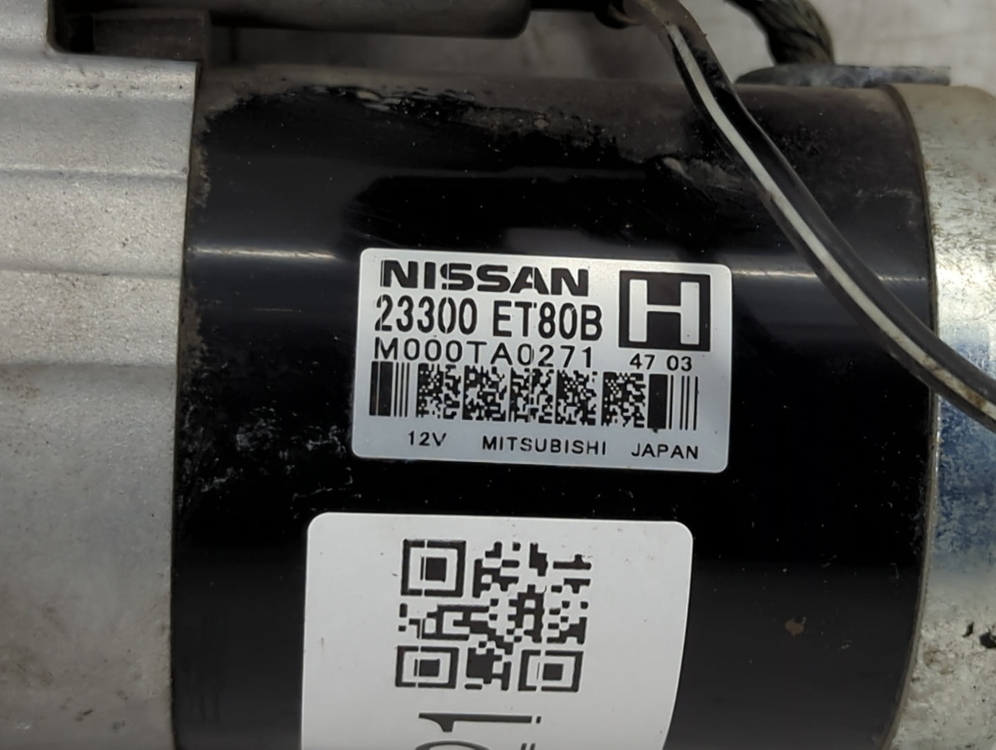 2008-2015 Nissan Rogue Car Starter Motor Solenoid OEM P/N:23300 ET80B Fits Fits 2008 2009 2010 2011 2012 2013 2014 2015 OEM 