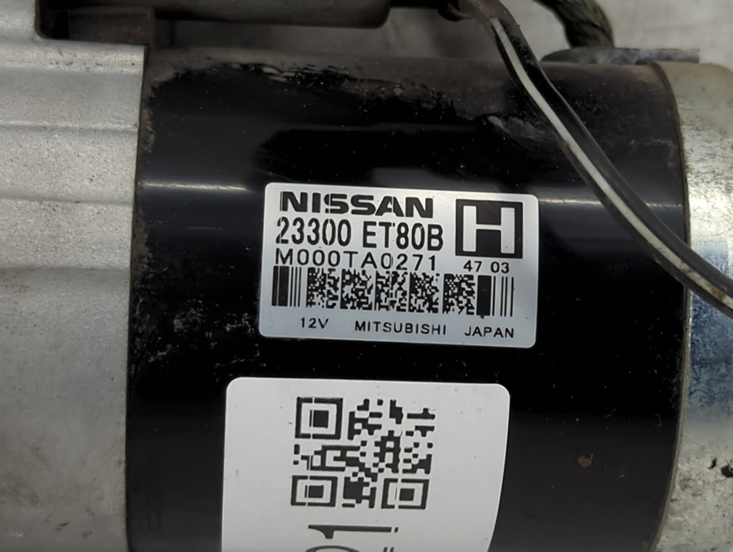 2008-2015 Nissan Rogue Car Starter Motor Solenoid OEM P/N:23300 ET80B Fits Fits 2008 2009 2010 2011 2012 2013 2014 2015 OEM 