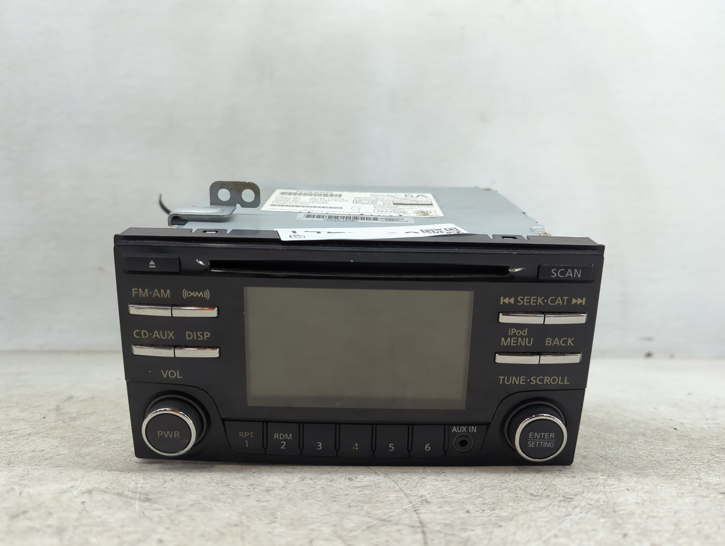 2012-2015 Nissan Rogue Radio AM FM Cd Player Receiver Replacement P/N:28185 1VX1A Fits Fits 2012 2013 2014 2015 OEM Used Aut
