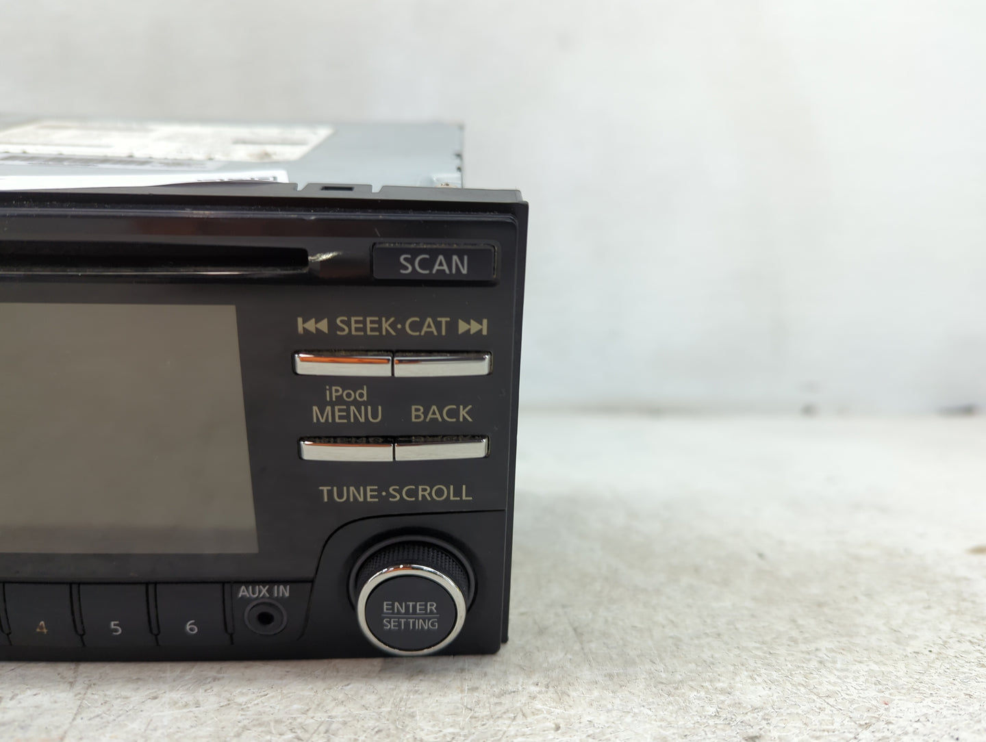 2012-2015 Nissan Rogue Radio AM FM Cd Player Receiver Replacement P/N:28185 1VX1A Fits Fits 2012 2013 2014 2015 OEM Used Aut