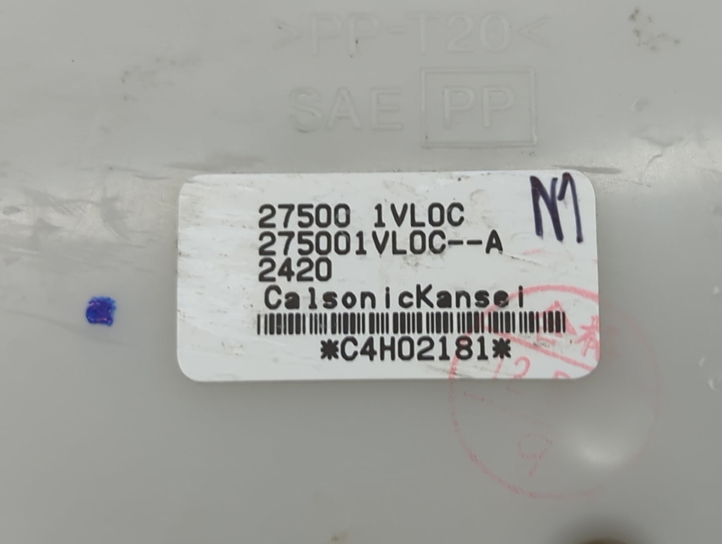 2011-2015 Nissan Rogue Climate Control Module Temperature AC/Heater Replacement P/N:275001VL0C 275001VL0C--A Fits OEM Used A