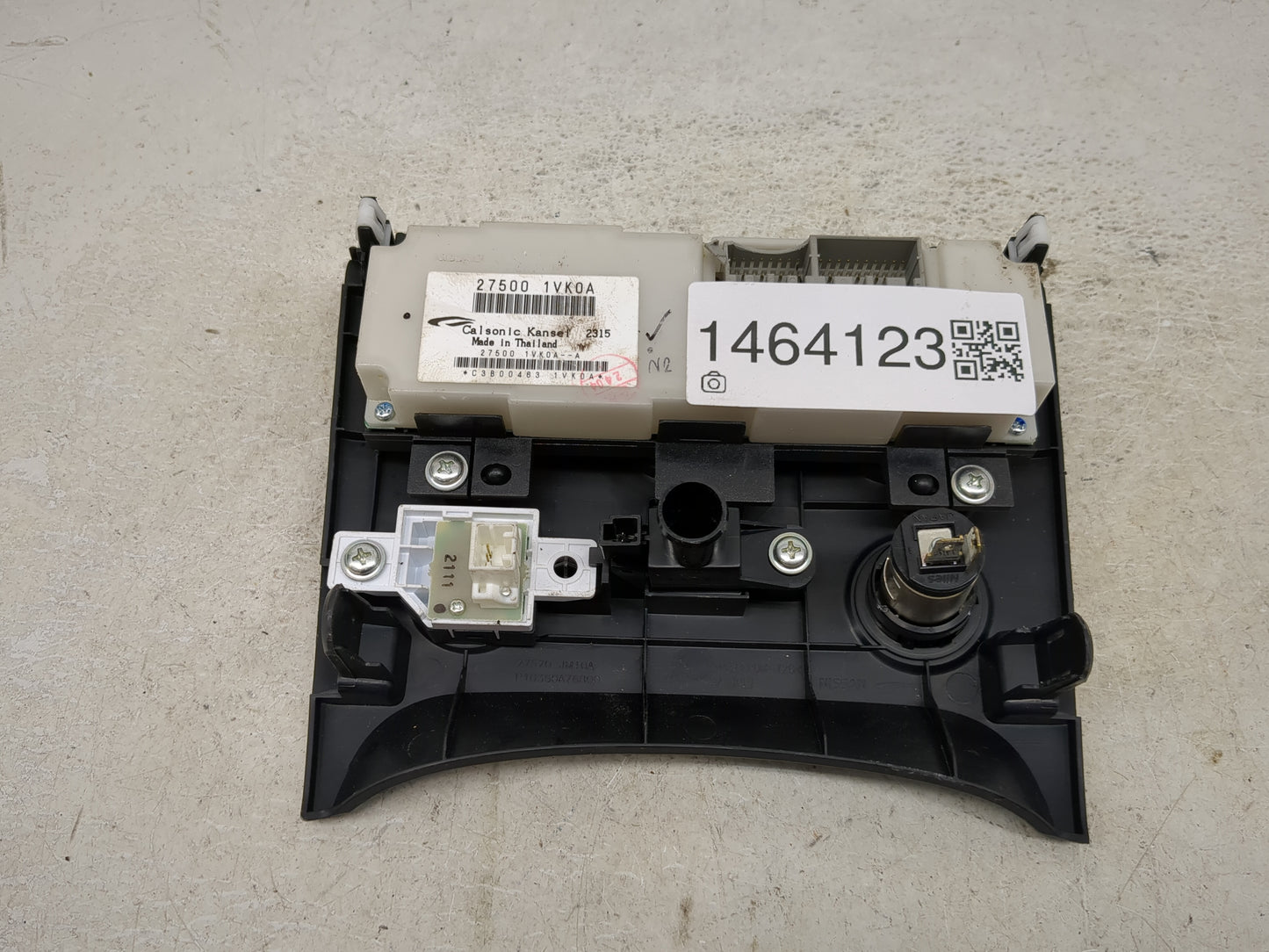 2011-2015 Nissan Rogue Climate Control Module Temperature AC/Heater Replacement P/N:27500 1VK0A Fits Fits 2011 2012 2013 201