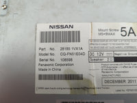 2012-2015 Nissan Rogue Radio AM FM Cd Player Receiver Replacement P/N:28185 1VX1A CQ-FN51E04D Fits Fits 2012 2013 2014 2015 