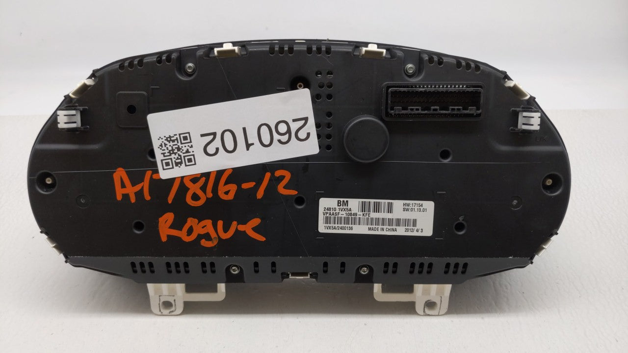 2012-2015 Nissan Rogue Instrument Cluster Speedometer Gauges P/N:24810 1VX0A 24810 1VX5C Fits Fits 2012 2013 2014 2015 OEM U