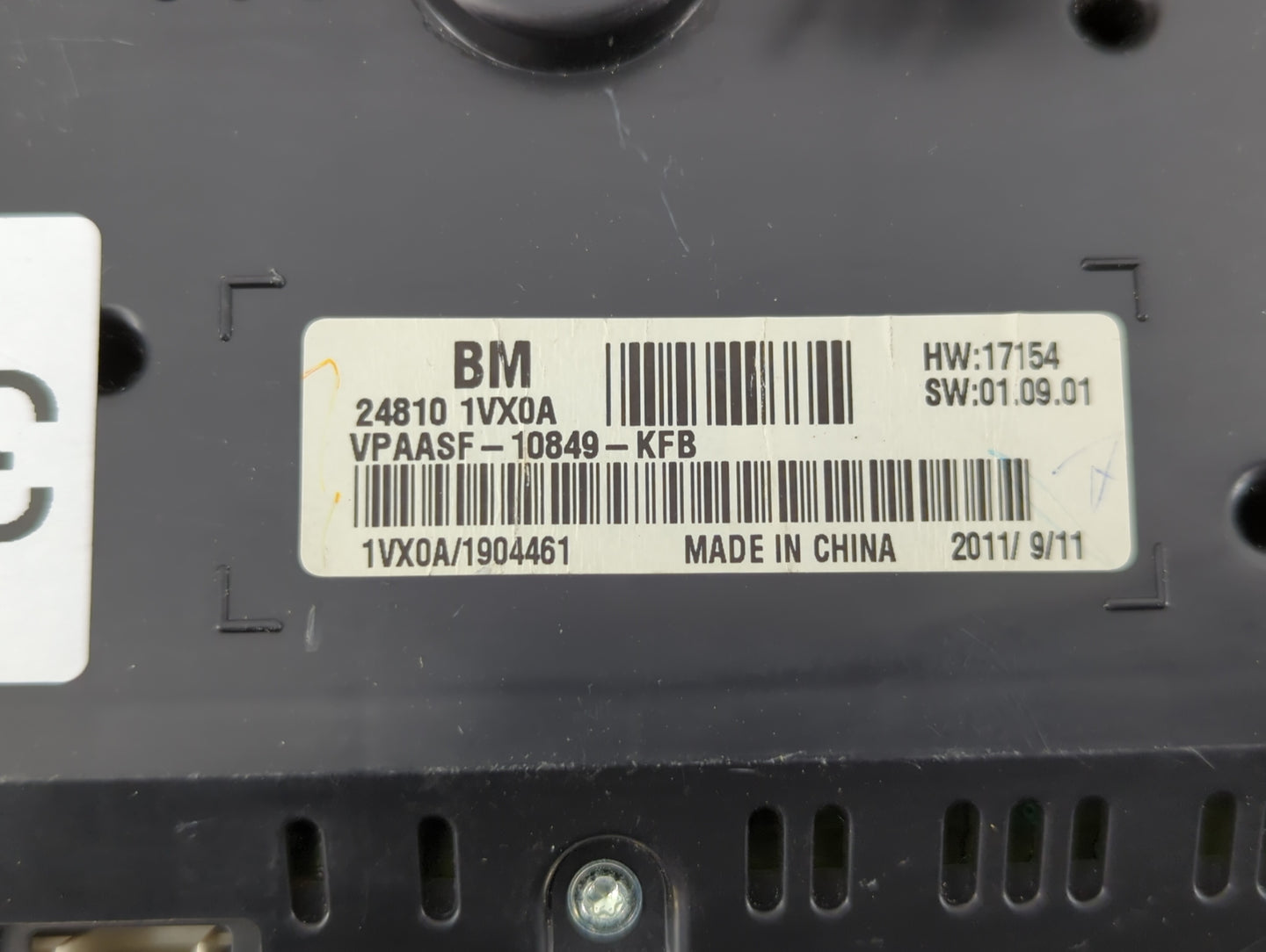2011-2012 Nissan Rogue Instrument Cluster Speedometer Gauges P/N:24810 1VX0A 24810-1VX5A, 24810 1VK0A Fits Fits 2011 2012 OE