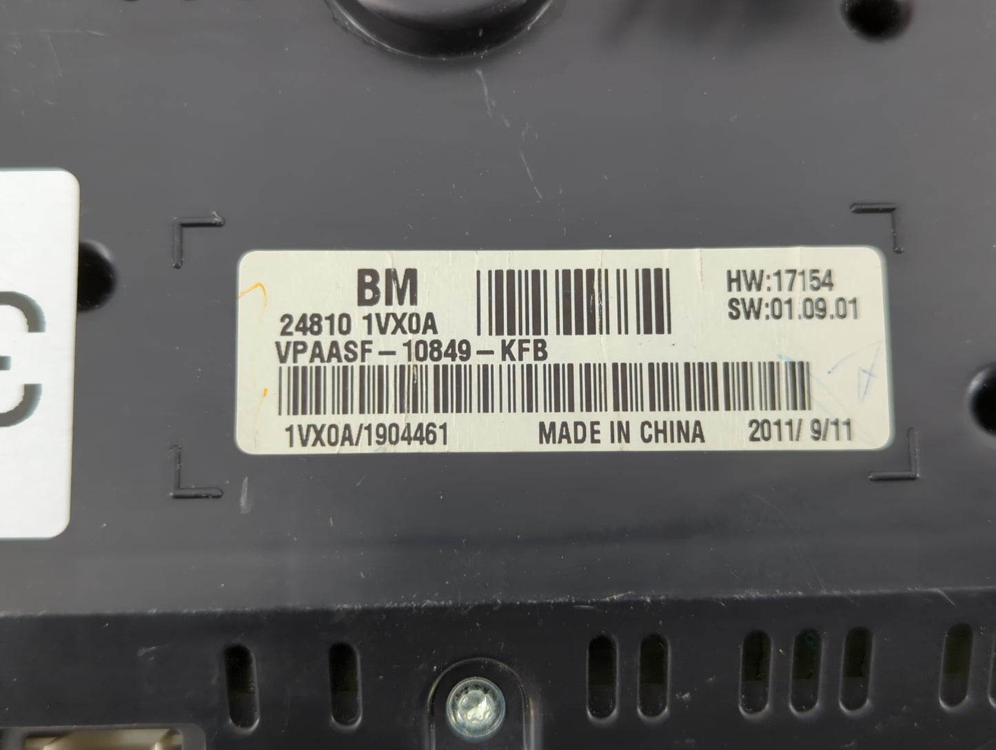 2011-2012 Nissan Rogue Instrument Cluster Speedometer Gauges P/N:24810 1VX0A 24810-1VX5A, 24810 1VK0A Fits Fits 2011 2012 OE