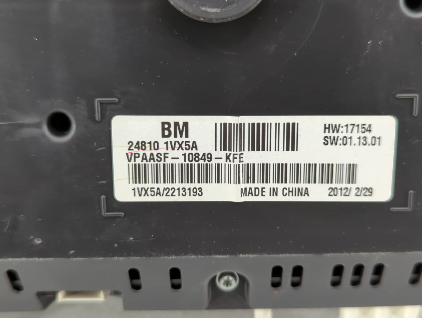 2012-2015 Nissan Rogue Instrument Cluster Speedometer Gauges P/N:24810 1VX0A 24810 1VX5C Miles: Fits Fits 2012 2013 2014 201
