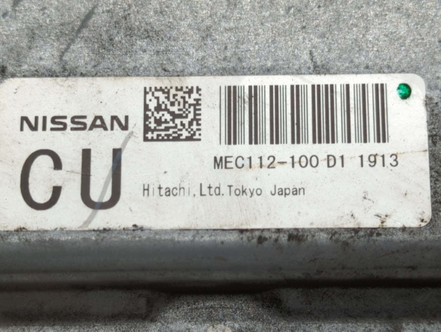 2012 Nissan Rogue PCM Engine Control Computer ECU ECM PCU OEM P/N:MEC112-100 D1 NEC000-643 Fits OEM Used Auto Parts - Oemuse