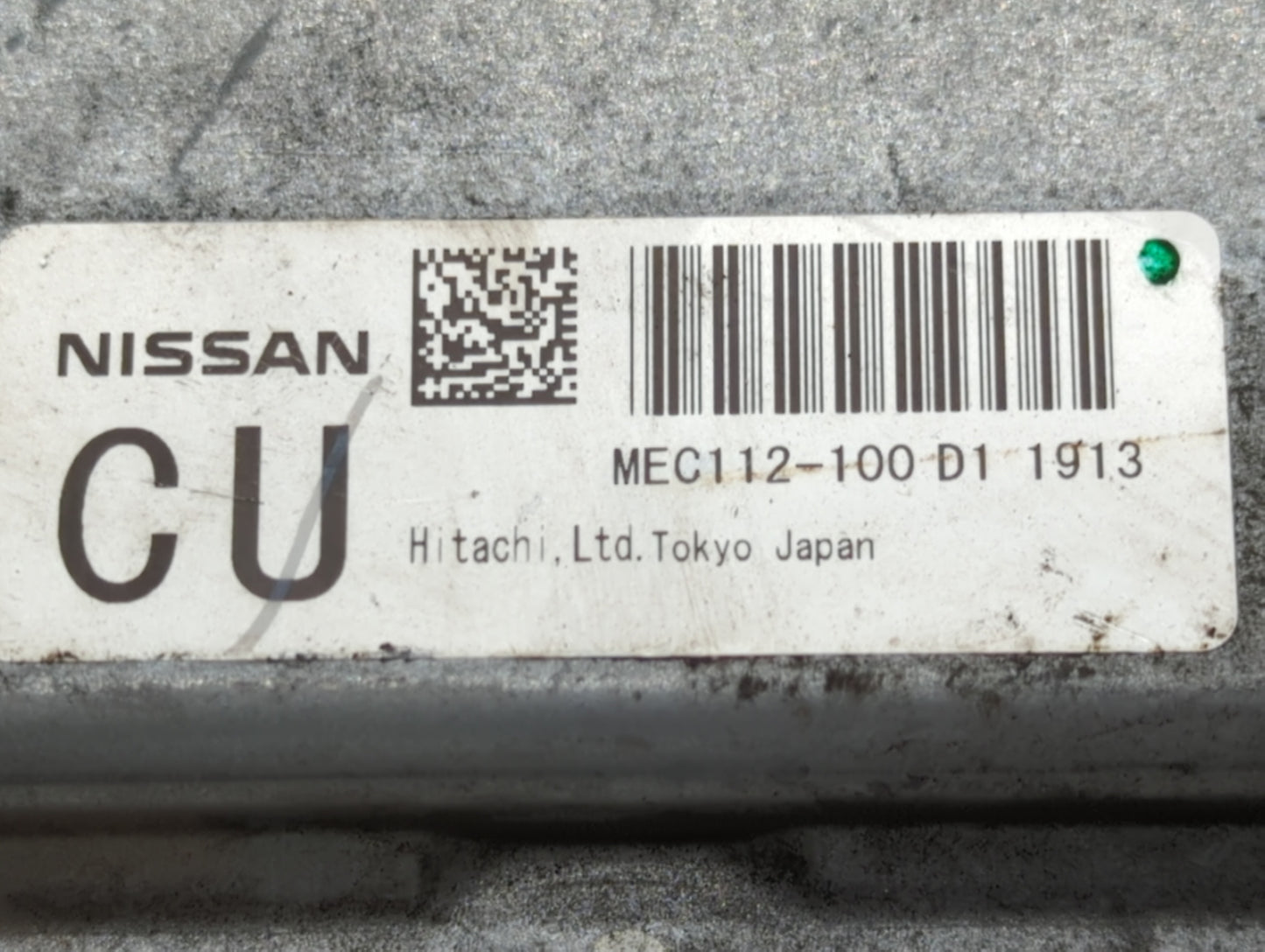 2012 Nissan Rogue PCM Engine Control Computer ECU ECM PCU OEM P/N:MEC112-100 D1 NEC000-643 Fits OEM Used Auto Parts - Oemuse