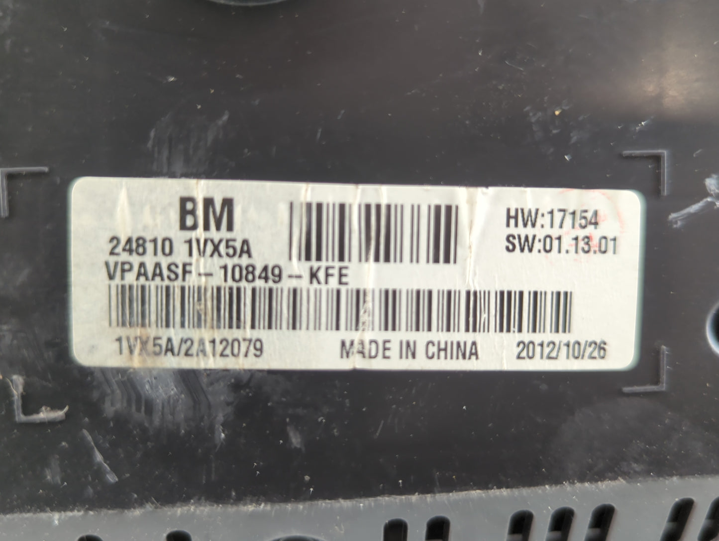 2012-2015 Nissan Rogue Instrument Cluster Speedometer Gauges P/N:24810 1VX0A 24810 1VX5C Fits Fits 2012 2013 2014 2015 OEM U