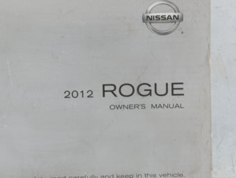 compare product 2012 Nissan Rogue Owners Manual Book Guide OEM Used Auto Parts