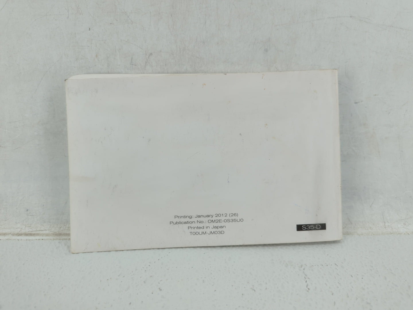2012 Nissan Rogue Owners Manual Book Guide OEM Used Auto Parts - Oemusedautoparts1.com