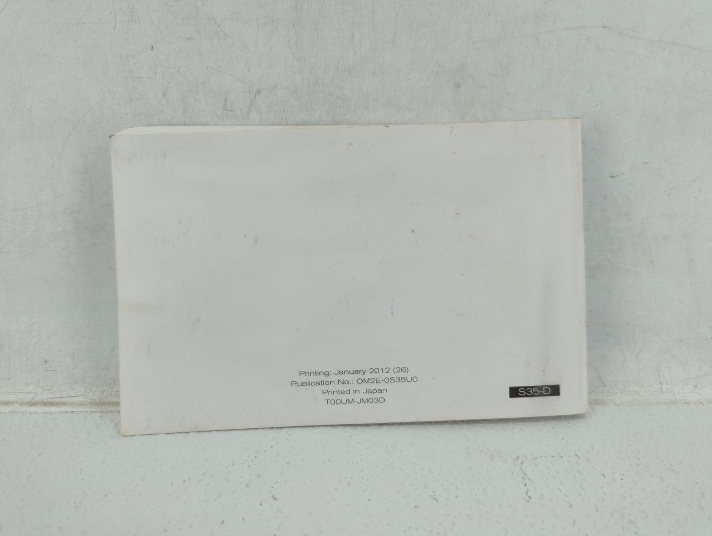 2012 Nissan Rogue Owners Manual Book Guide OEM Used Auto Parts - Oemusedautoparts1.com