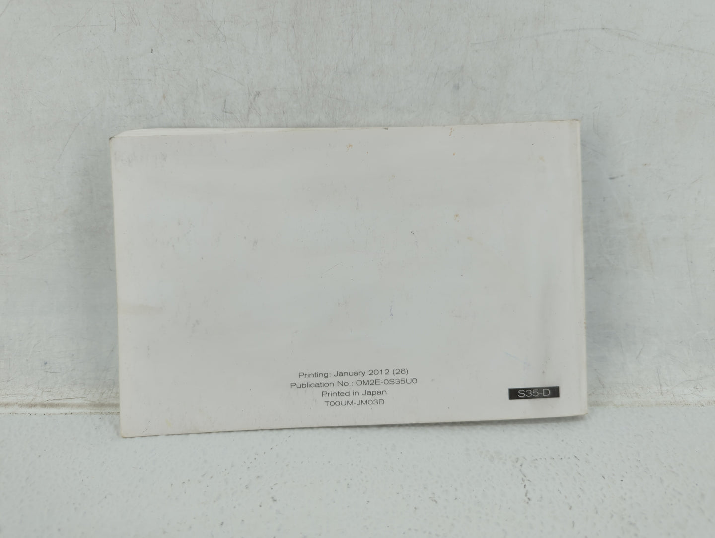 2012 Nissan Rogue Owners Manual Book Guide OEM Used Auto Parts - Oemusedautoparts1.com