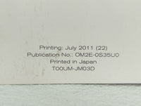 2012 Nissan Rogue Owners Manual Book Guide OEM Used Auto Parts - Oemusedautoparts1.com