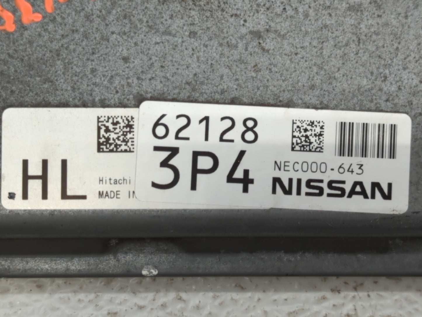 2012 Nissan Rogue PCM Engine Control Computer ECU ECM PCU OEM P/N:NEC000-641 MEC112-100 D1, NEC000-643 Fits OEM Used Auto Pa