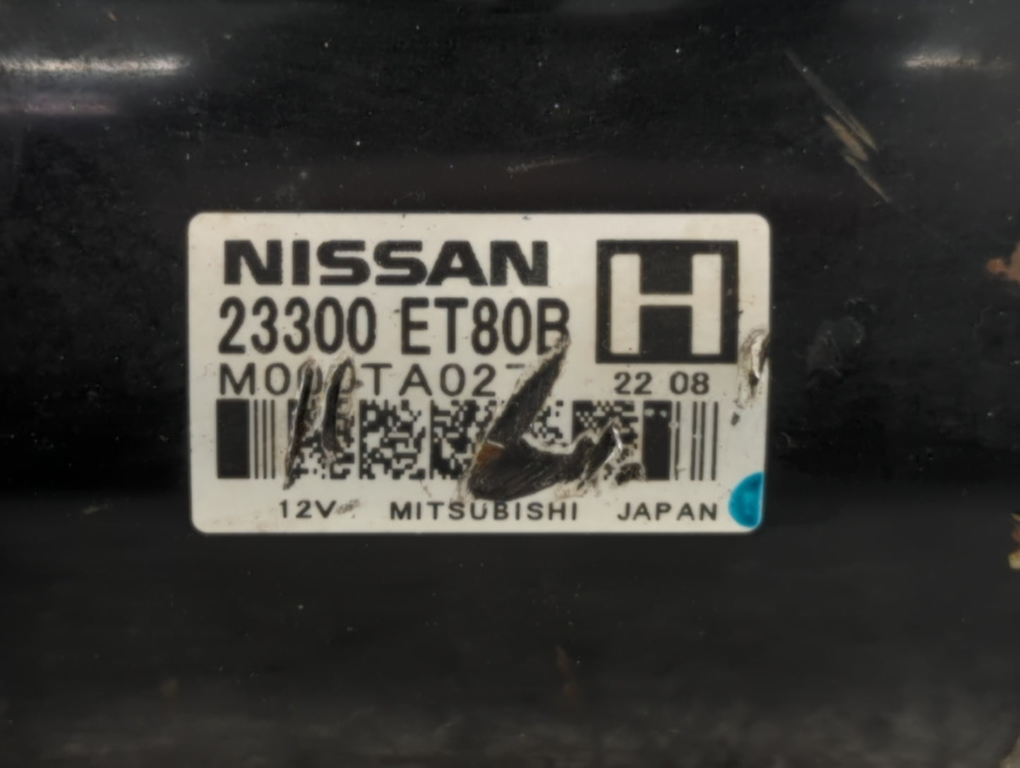 2008-2015 Nissan Rogue Car Starter Motor Solenoid OEM P/N:23300 ET80B Fits Fits 2008 2009 2010 2011 2012 2013 2014 2015 OEM 