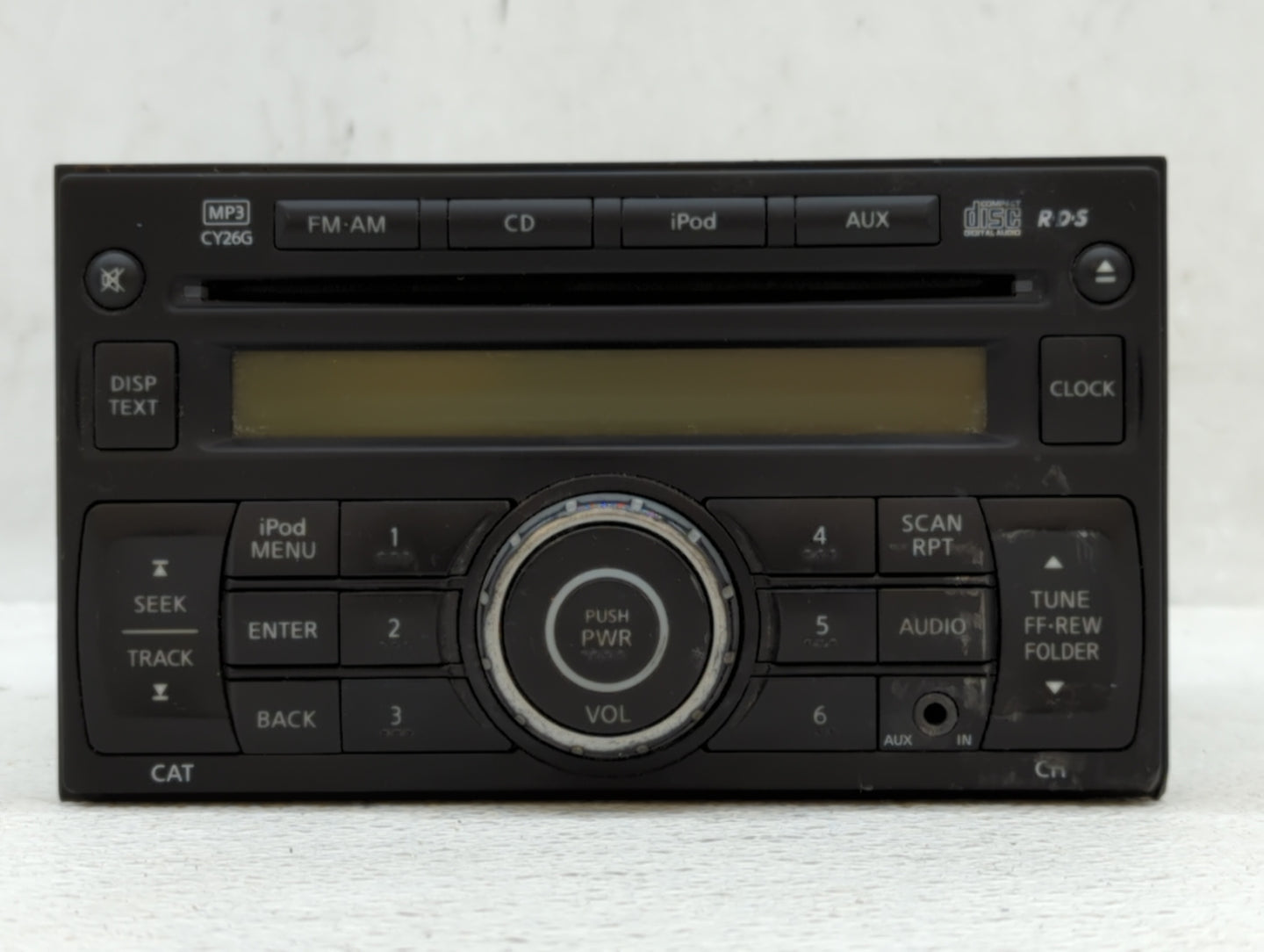 2011-2015 Nissan Rogue Radio AM FM Cd Player Receiver Replacement P/N:28185 1VK1A Fits Fits 2011 2012 2013 2014 2015 OEM Use