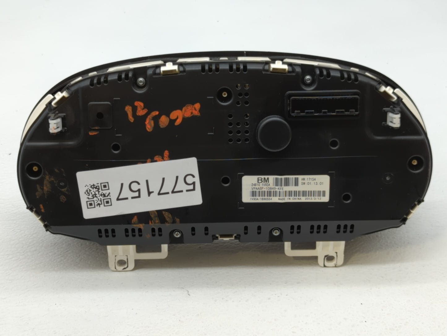 2011-2012 Nissan Rogue Instrument Cluster Speedometer Gauges P/N:24810 1VX5A Fits Fits 2011 2012 OEM Used Auto Parts - Oemus