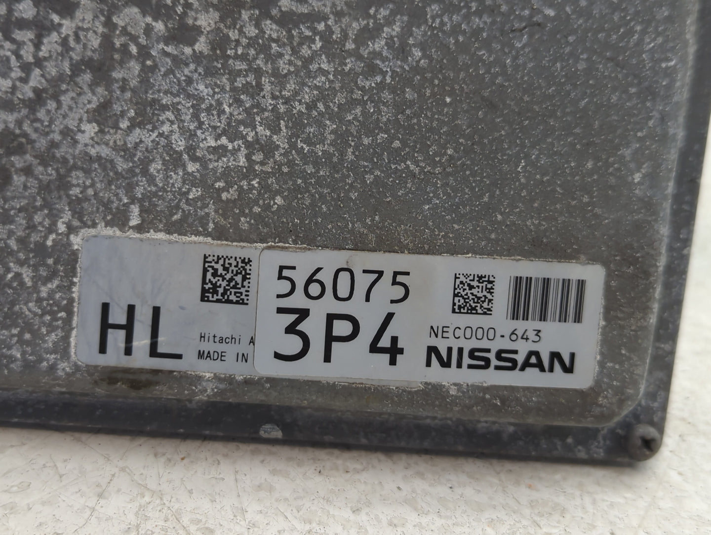 2012 Nissan Rogue PCM Engine Control Computer ECU ECM PCU OEM P/N:NEC000-641 MEC112-100 D1, NEC000-643 Fits OEM Used Auto Pa