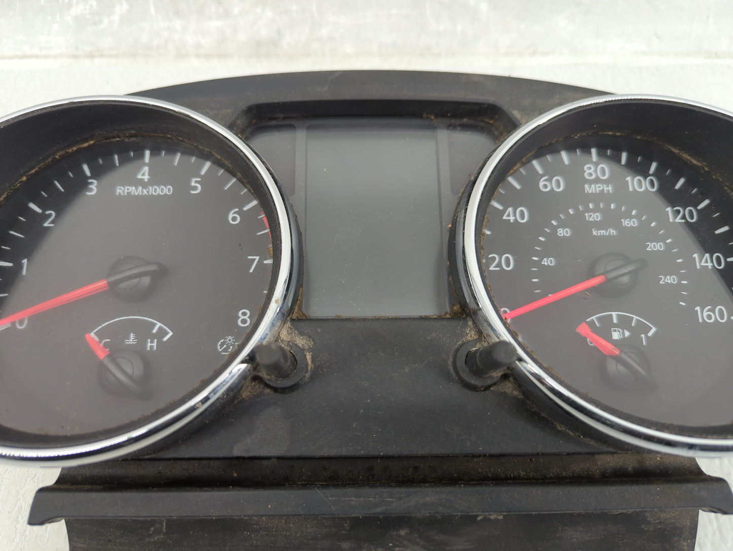 2011-2012 Nissan Rogue Instrument Cluster Speedometer Gauges P/N:24810 1VX5A Fits Fits 2011 2012 OEM Used Auto Parts - Oemus