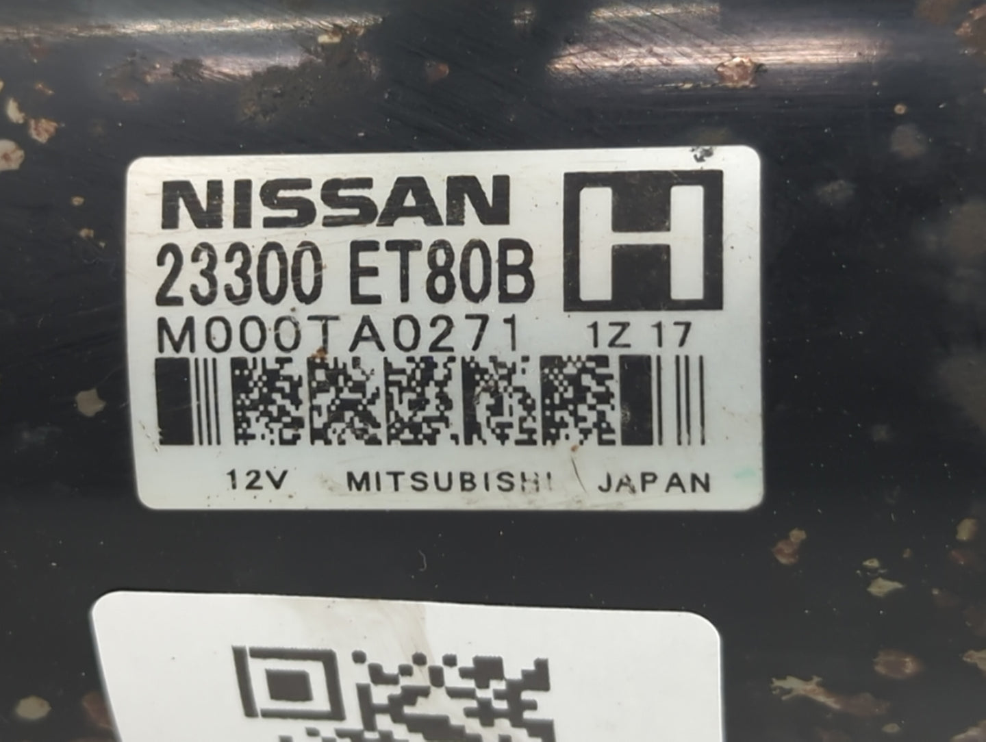 2008-2015 Nissan Rogue Car Starter Motor Solenoid OEM P/N:M000TA0271 23300 ET80B Fits Fits 2008 2009 2010 2011 2012 2013 201