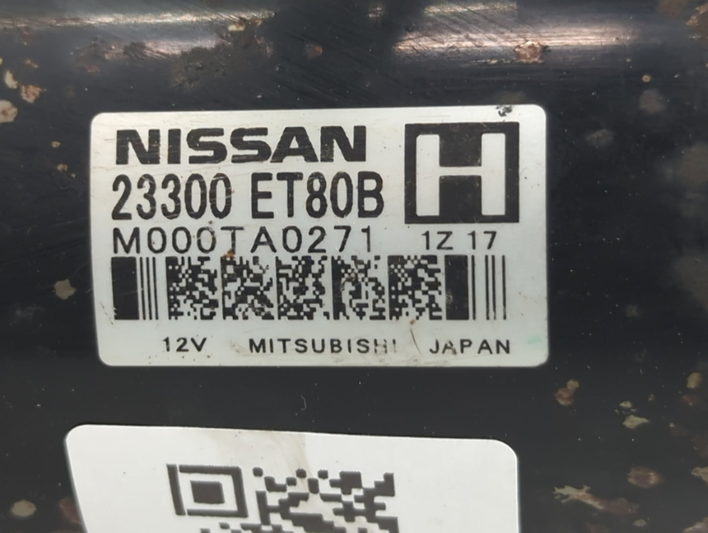 2008-2015 Nissan Rogue Car Starter Motor Solenoid OEM P/N:M000TA0271 23300 ET80B Fits Fits 2008 2009 2010 2011 2012 2013 201