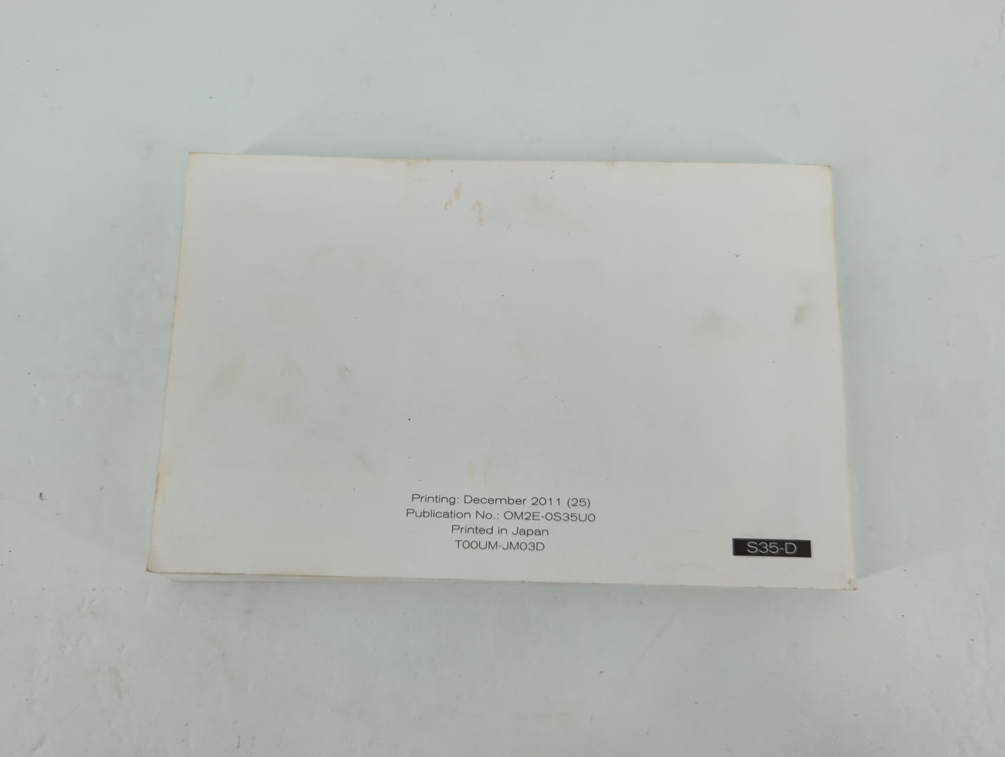 2012 Nissan Rogue Owners Manual Book Guide P/N:OM2E-0S35U0 OEM Used Auto Parts - Oemusedautoparts1.com