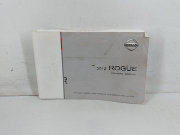 2012 Nissan Rogue Owners Manual Book Guide P/N:OM2E-0S35U0 OEM Used Auto Parts - Oemusedautoparts1.com