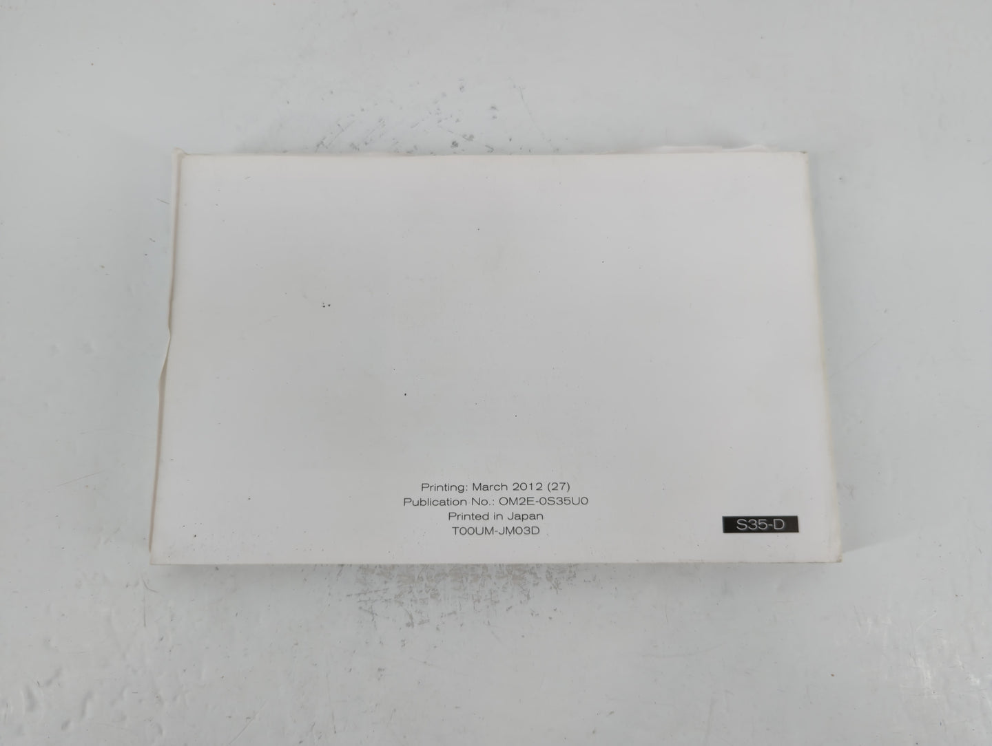 2012 Nissan Rogue Owners Manual Book Guide P/N:OM2E-0S35U0 OEM Used Auto Parts - Oemusedautoparts1.com