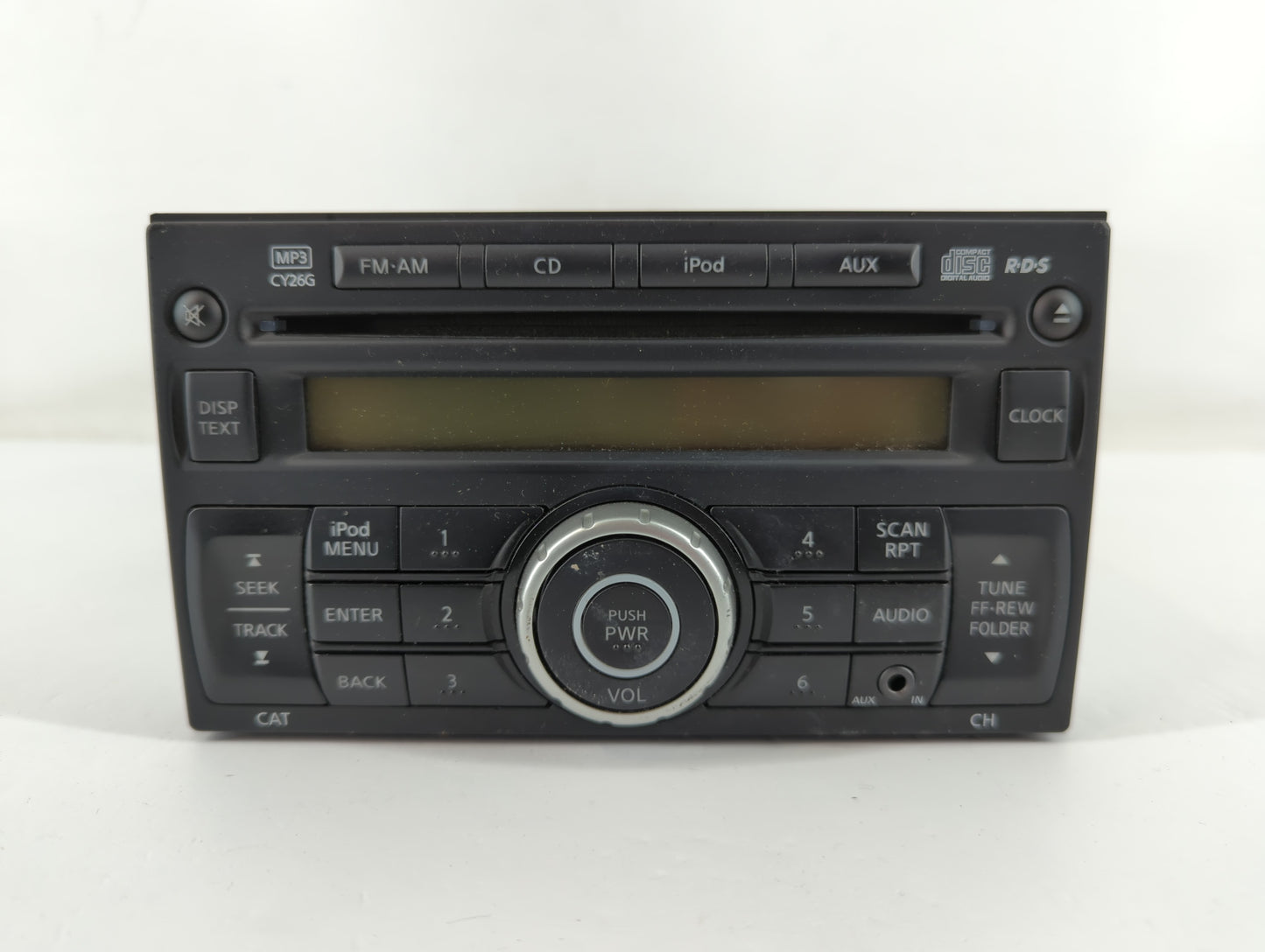 2011-2015 Nissan Rogue Radio AM FM Cd Player Receiver Replacement P/N:PP3135BB Fits Fits 2011 2012 2013 2014 2015 OEM Used A