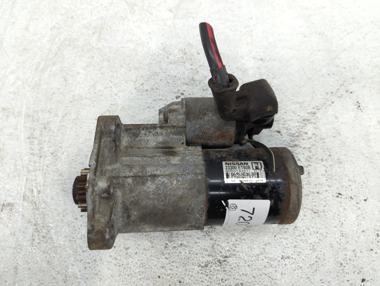 2008-2015 Nissan Rogue Car Starter Motor Solenoid OEM P/N:23300 ET80B Fits Fits 2008 2009 2010 2011 2012 2013 2014 2015 OEM 