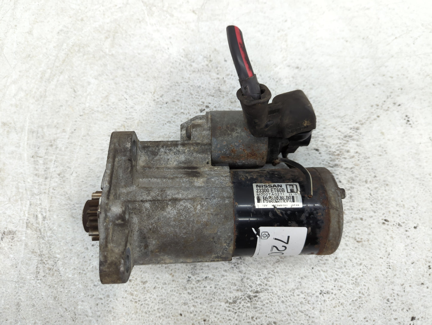 2008-2015 Nissan Rogue Car Starter Motor Solenoid OEM P/N:23300 ET80B Fits Fits 2008 2009 2010 2011 2012 2013 2014 2015 OEM 