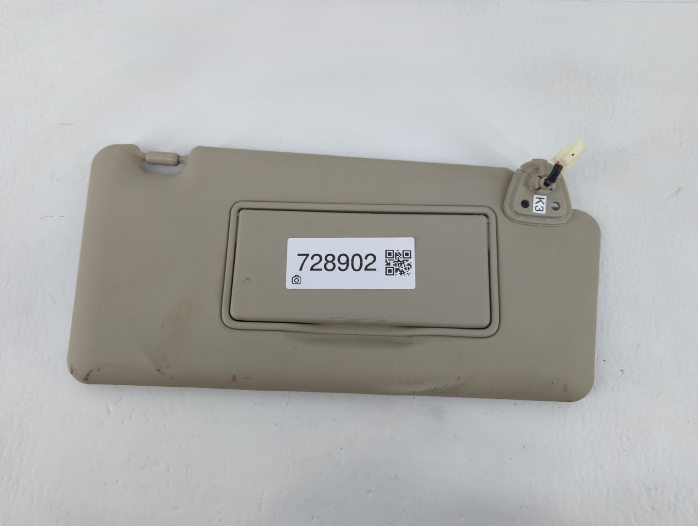 2008-2015 Nissan Rogue Sun Visor Shade Replacement Passenger Right Mirror Fits Fits 2008 2009 2010 2011 2012 2013 2014 2015 
