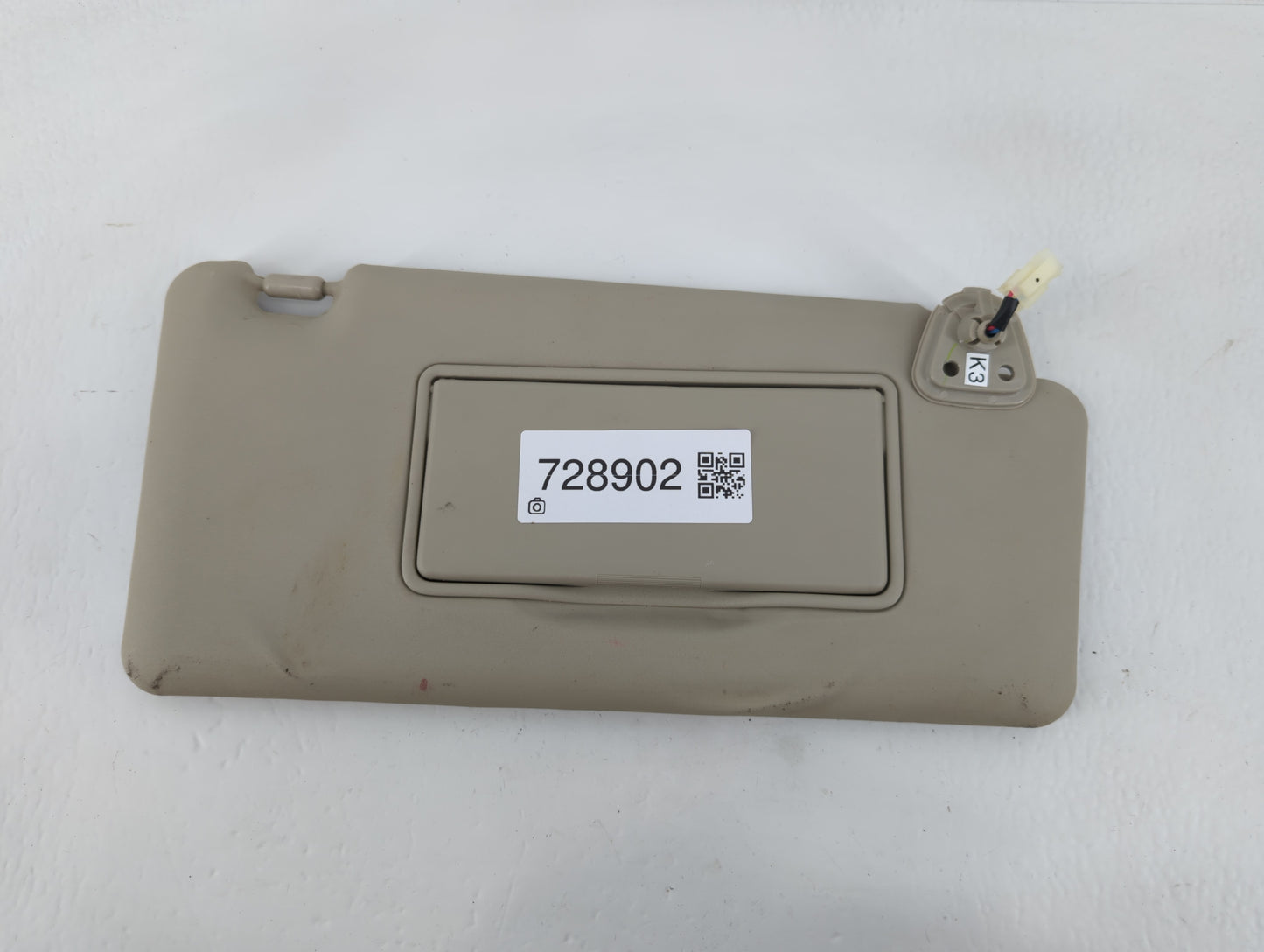 2008-2015 Nissan Rogue Sun Visor Shade Replacement Passenger Right Mirror Fits Fits 2008 2009 2010 2011 2012 2013 2014 2015 