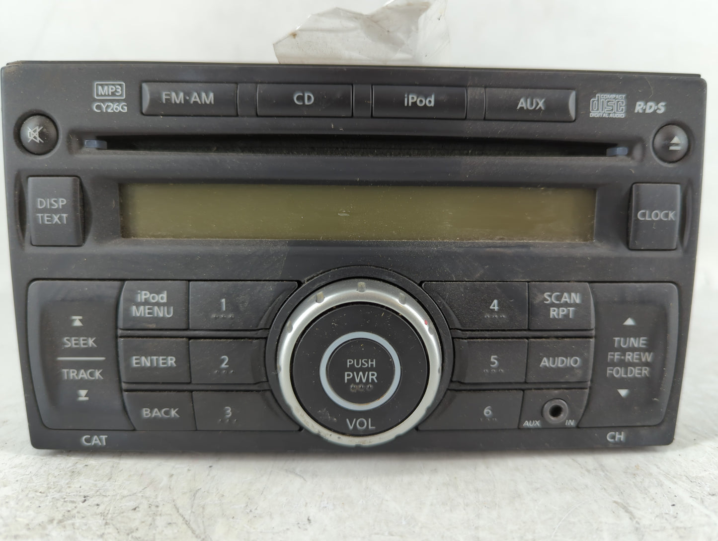 2011-2015 Nissan Rogue Am Fm Cd Player Radio Receiver - Oemusedautoparts1.com